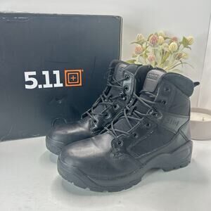 5.11 Tactical A.T.A.C. 2.0 6” Combat Lace Up Zip Boots Black 12394ABR Men's 10